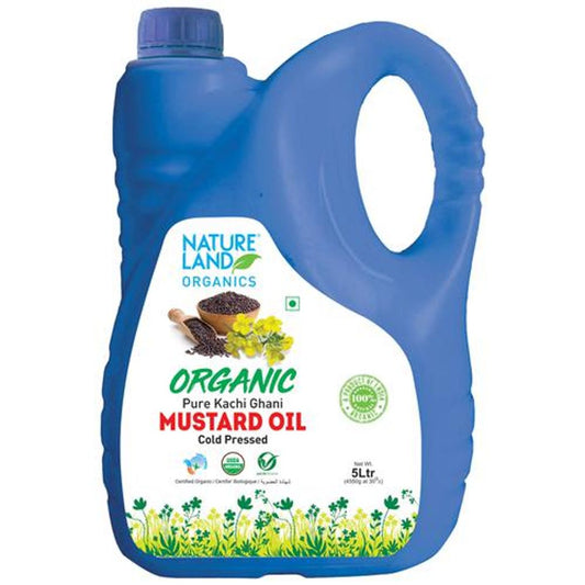 Mustard Oil - Cold Pressed, Pure Kachi Ghani, 100% Natural