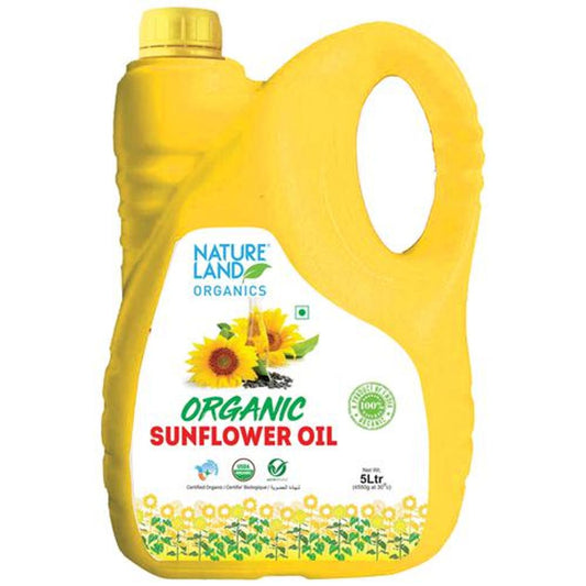 Sunflower Oil - Cold Pressed, Zero Cholesterol, 100% Natural