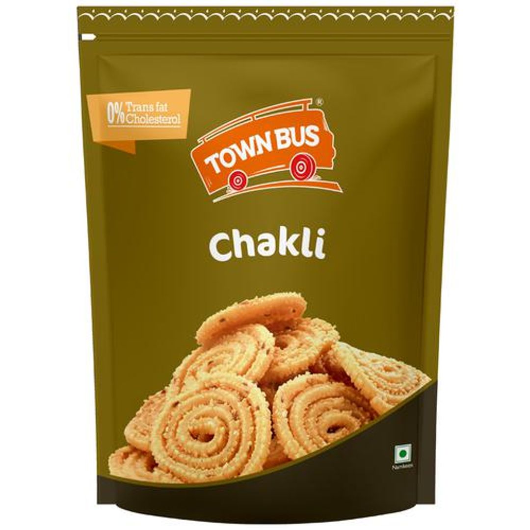 TownBus Chakli - Namkeen, Zero Transfats Or Cholesterol, Evening Snack