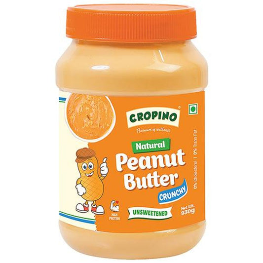 Natural Peanut Butter - Crunchy, Unsweetened, Rich In Nutrients