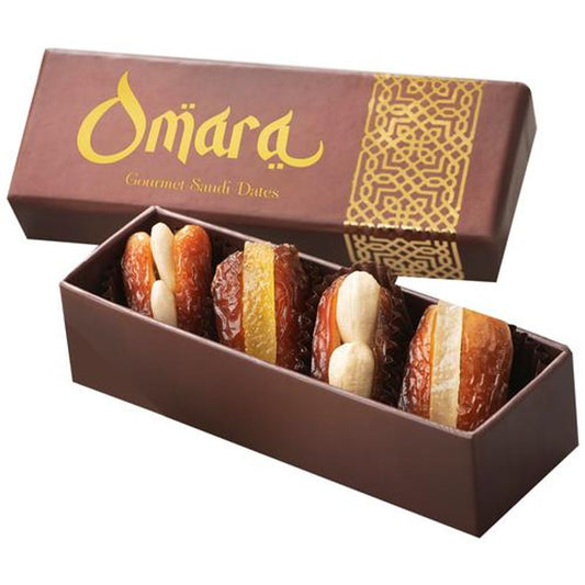 Gourmet Saudi Dates - Assorted Flavours Filled Medjool Dates, Rich Flavour, Taste & Texture, T4