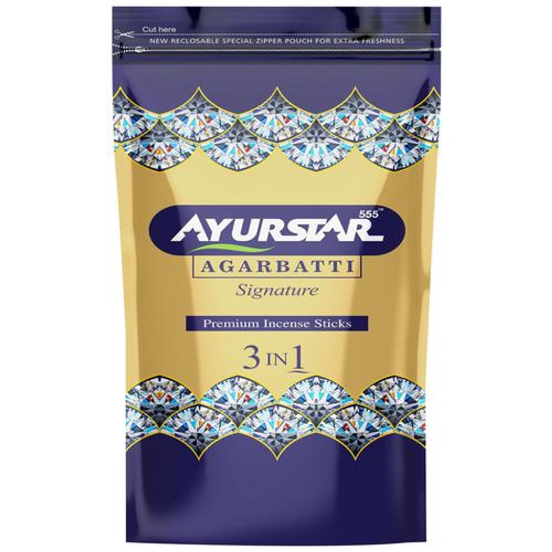 Incense Sticks 3 In 1 - Agarbatti, For Pooja & Pleasant Fragrance