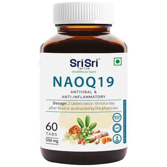 NAOQ19 Anti-Viral & Anti-Inflammatory Tablets - 500 mg, Boosts Immune System