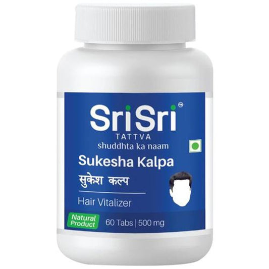 Sukesha Kalpa Tablets - 500 mg, Hair Vitalizer, Controls Hair-Fall
