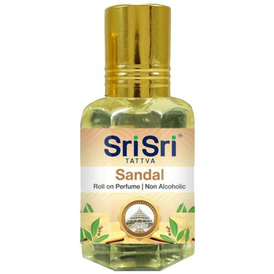 Sandal Roll-On Perfume - Non-Alcoholic, Long-Lasting Fragrance