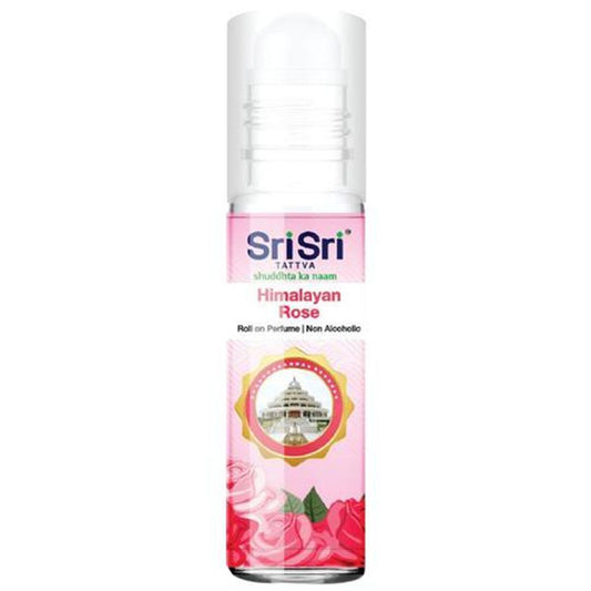 Himalayan Rose Roll-On Perfume - Non-Alcoholic, Long-Lasting Fragrance