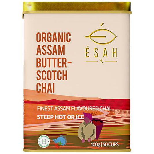 Organic Assam Butterscotch Chai - Rich In Antioxidants, Refreshing, Aromatic