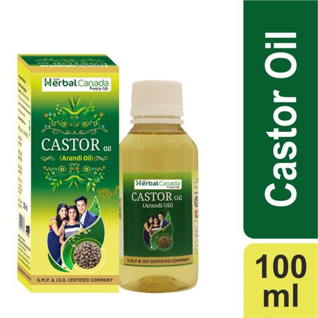 Castor Oil - 100% Natural & Pure, Ayurvedic, For Hair & Skin Health