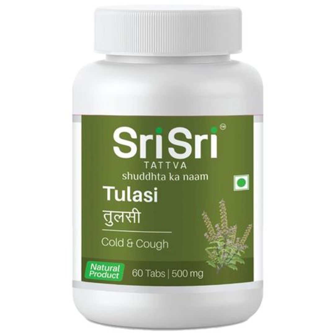 Tulasi 500mg Tablet - Provides Relief From Cough & Cold
