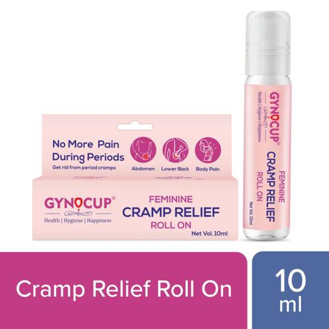 Feminine Cramp Relief Roll On - With Ayurveda Ingredients, Instant Relief From Periods, Lower Back & Body Pain