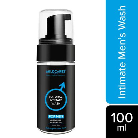 Intimate Foam Wash - For Men, With Tea Tree Oil & Aloe Vera Extract, pH Balanced, Prevents Odour, Infections