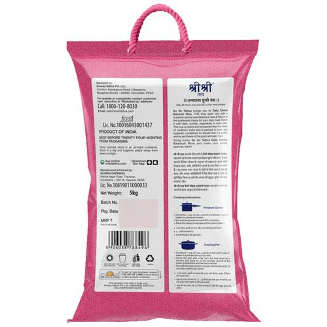 Daily Choice Basmati Rice - Long Grain, Intense Flavour, Rich Aroma