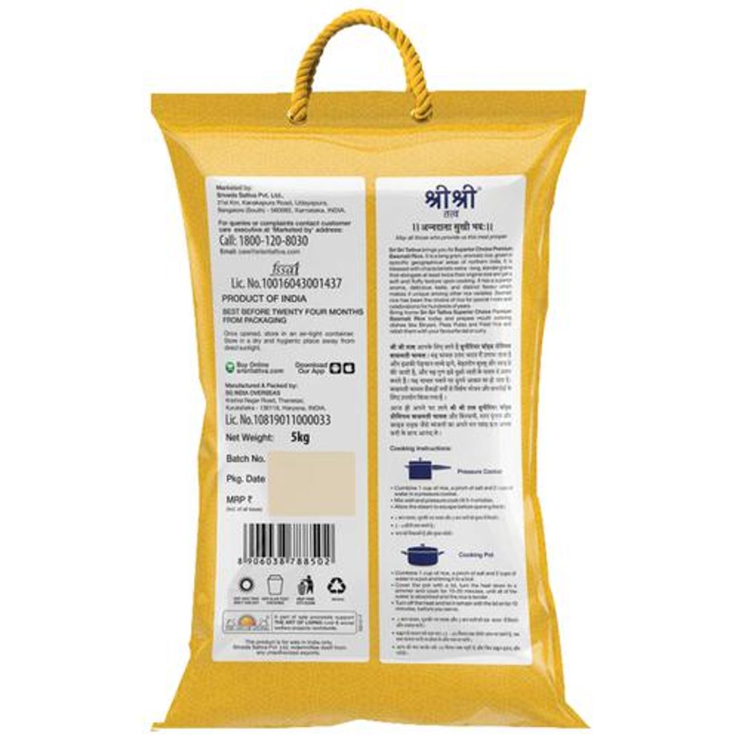 Superior Choice Basmati Rice - Long Grain, Intense Flavour, Rich Aroma