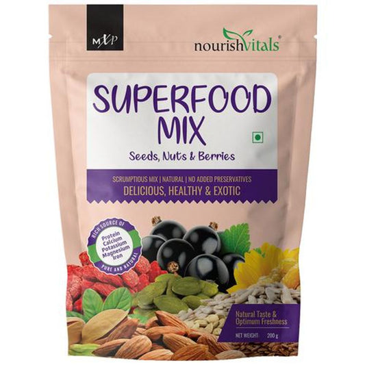 Superfood Mix - Seeds, Nuts & Berries, No Added Preservatives Delicious, Healthy & Exotic