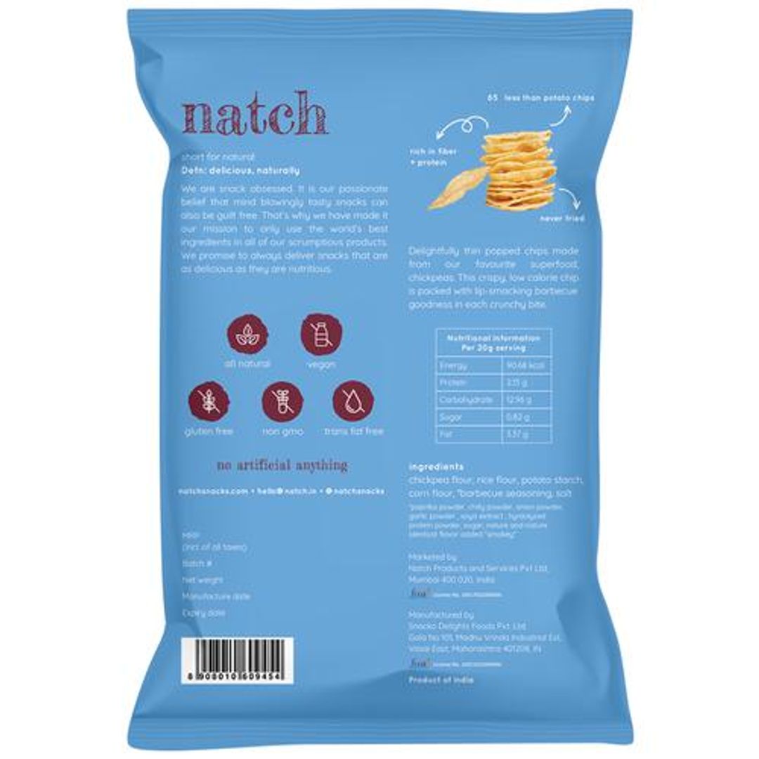 Chickpea Popped Chips - Barbecue, Natural, Plant Based, Gluten Free