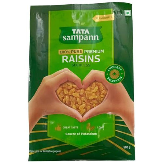 Premium Raisins - Seedless, 100% Pure, Long, Nutritious, Flavourful