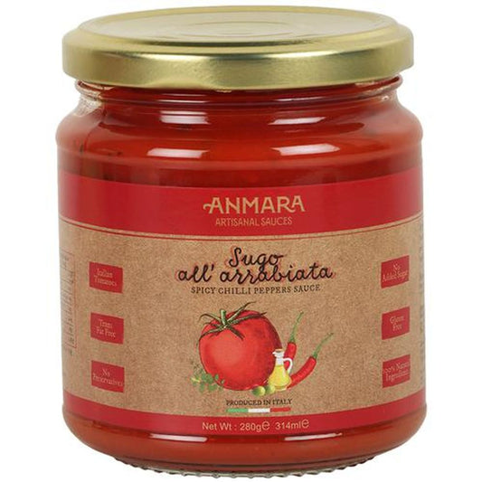 Sugo All' Arrabiata Sauce - No Added Sugar, Gluten Free