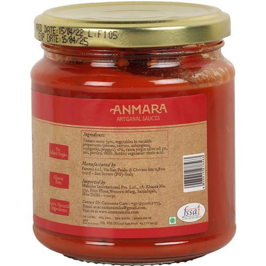Sugo All' Ortolana Sauce - No Added Sugar, Gluten Free