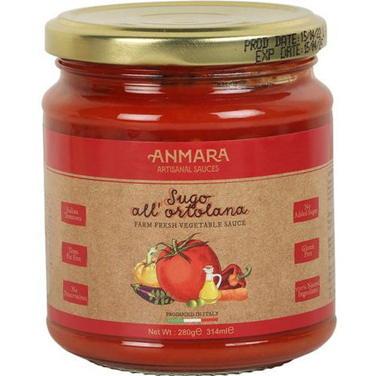Sugo All' Ortolana Sauce - No Added Sugar, Gluten Free