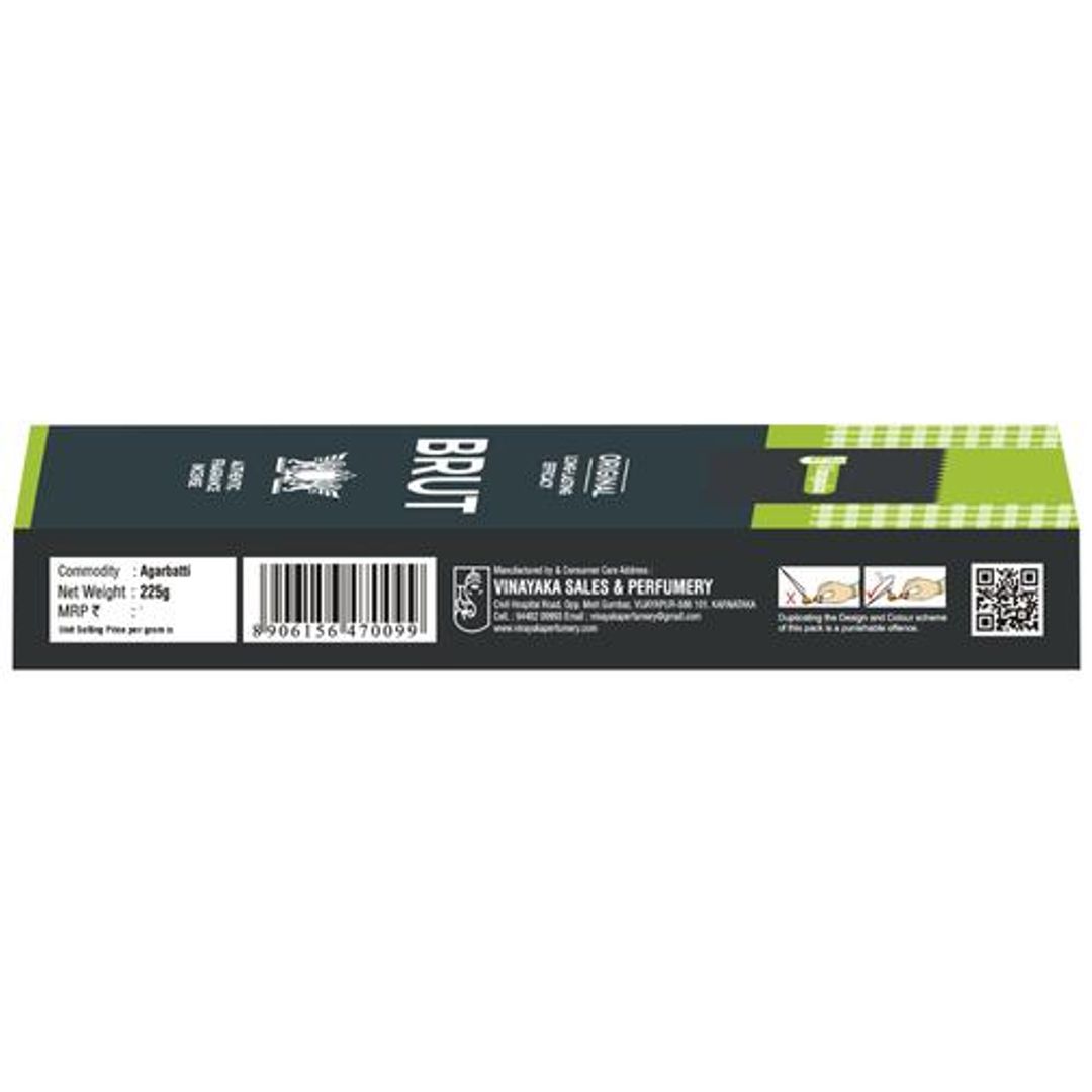 Brut Authentic Fragrance Incense Agarbatti - Original Long-Lasting Efficacy