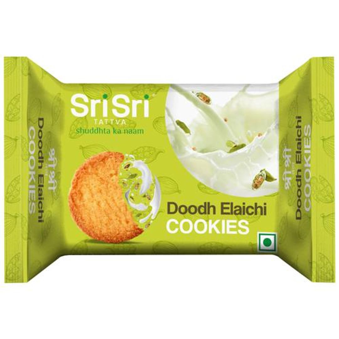 Doodh Elaichi Cookies - Crunchy, Crispy, Better For Digestion