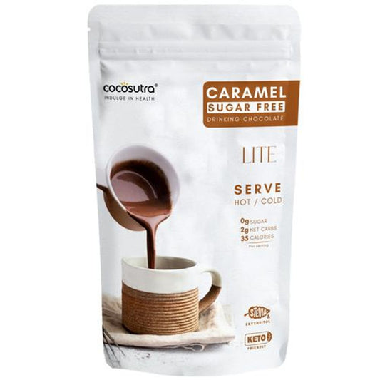 Caramel Sugar-Free Drinking Chocolate - Lite, Keto Friendly