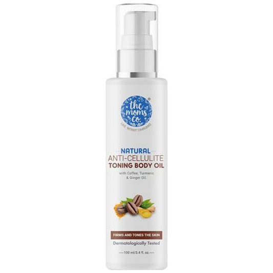 Natural Anti-Cellulite Toning Body Oil - Coffee, Turmeric & Ginger Oil, Tightens, Firms, Tones Skin