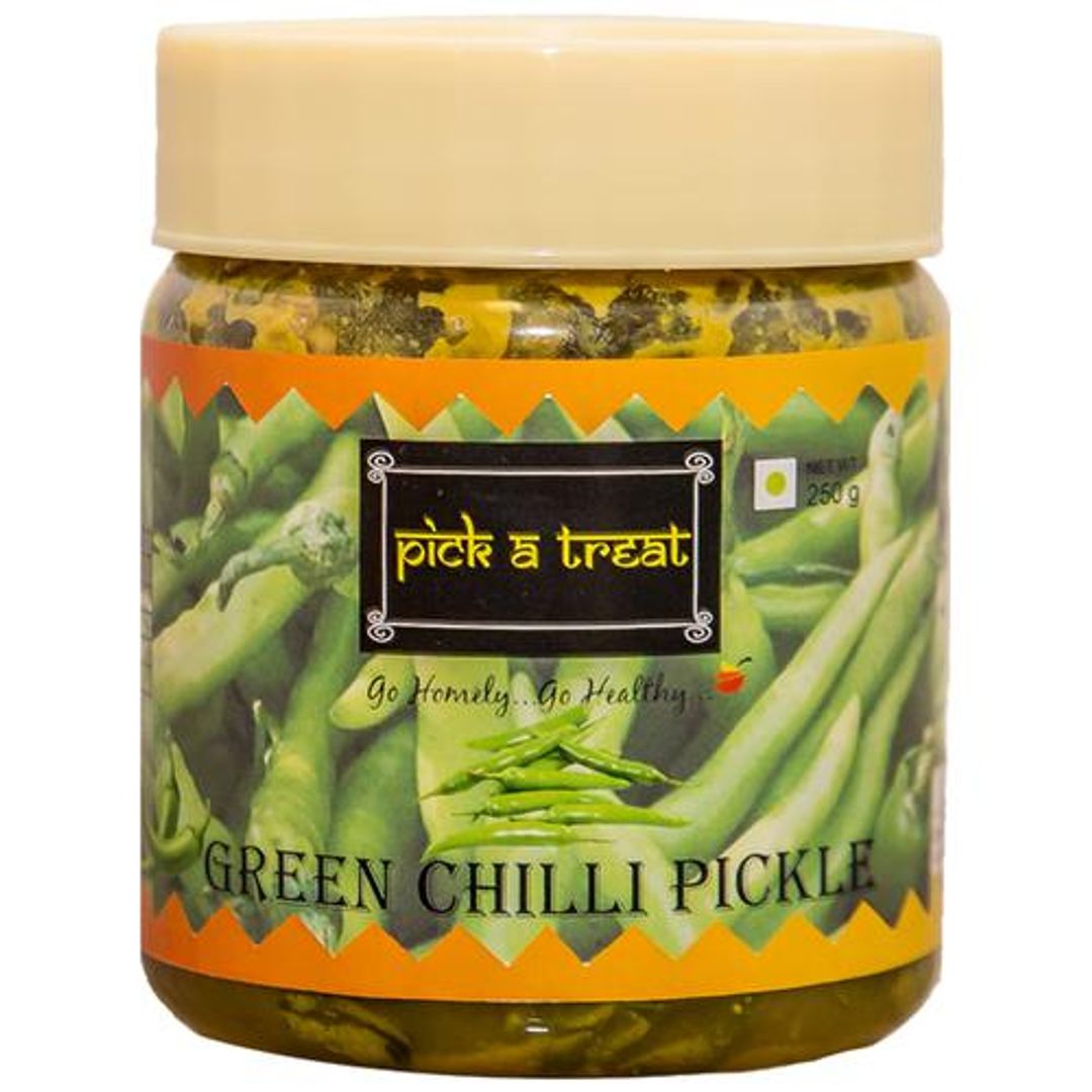 Green Chilli Pickle - Spicy Organic