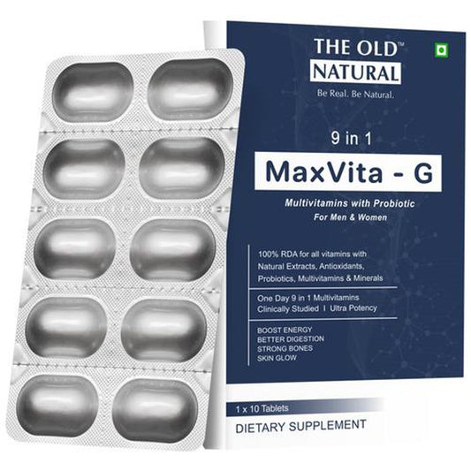 MaxVita -G Multivitamin Tablets - Combination Of 9 In 1, Immunity Blend, Boosts Immunity