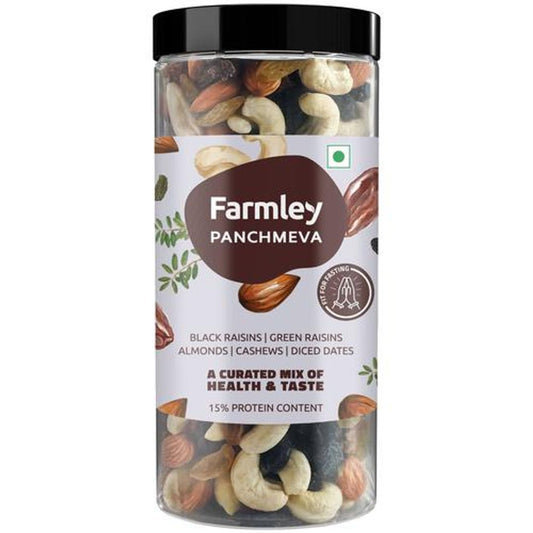 Premium Panchmewa Superfood Farmley Mixed Dry Fruit Jar