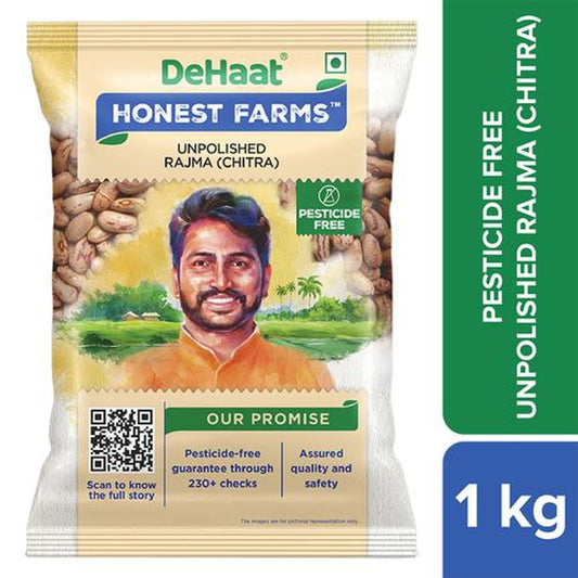 Unpolished Rajma Chitra - Pesticide Free