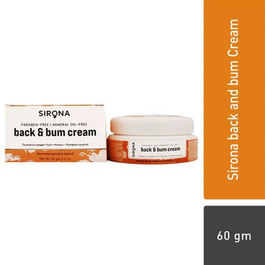 Natural Back and Bum Cream for Women - 60 gm