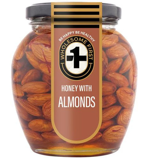 Honey With Almonds - Rich In Protein