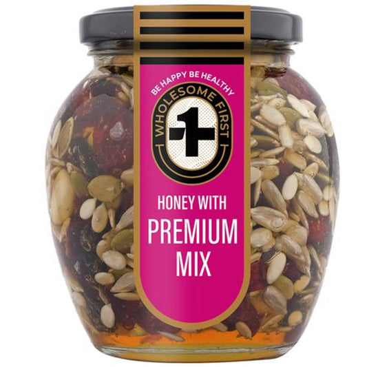 Honey With Premium Mix - Rich In Fibre, Protein