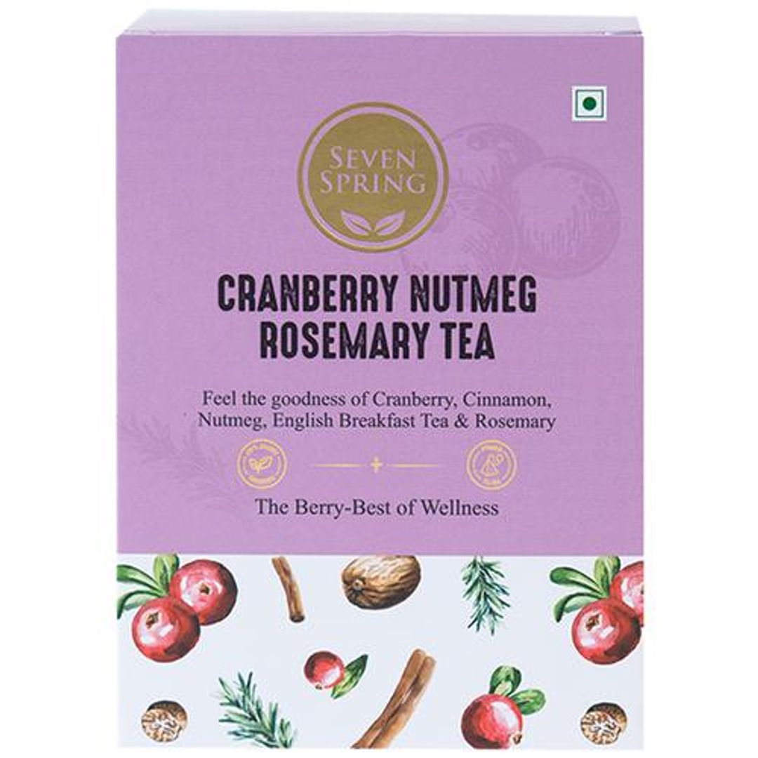 Cranberry Nutmeg Rosemary Tea - Improves Blood Circulation, Boosts Immunity