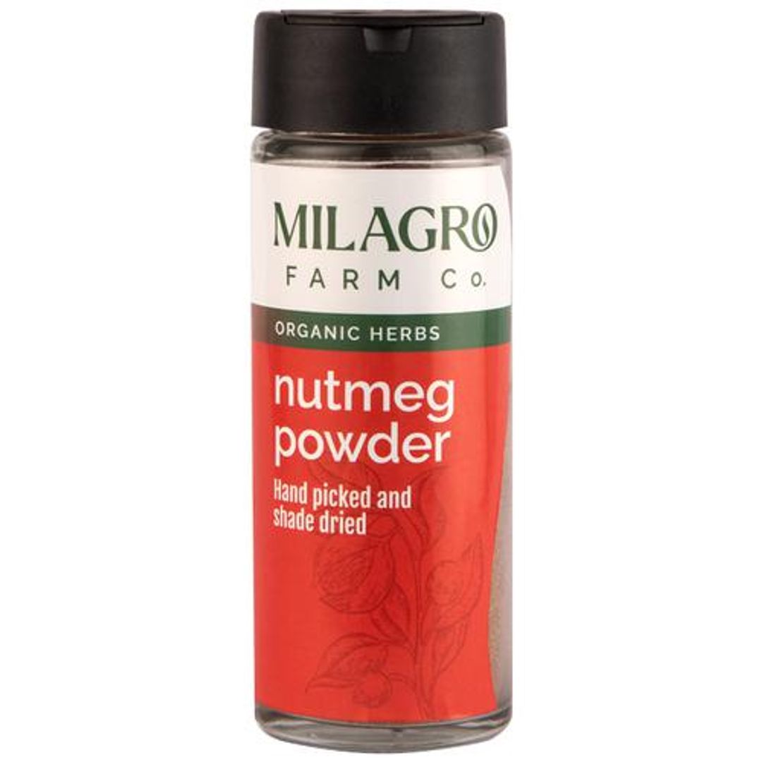 Nutmeg Powder - Organic Herbs, Hand Picked & Shade Dried