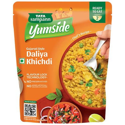 Gujarati Style Daliya Khichdi - Ready To Eat Meal, Heat In 60-Secs, Serves 2
