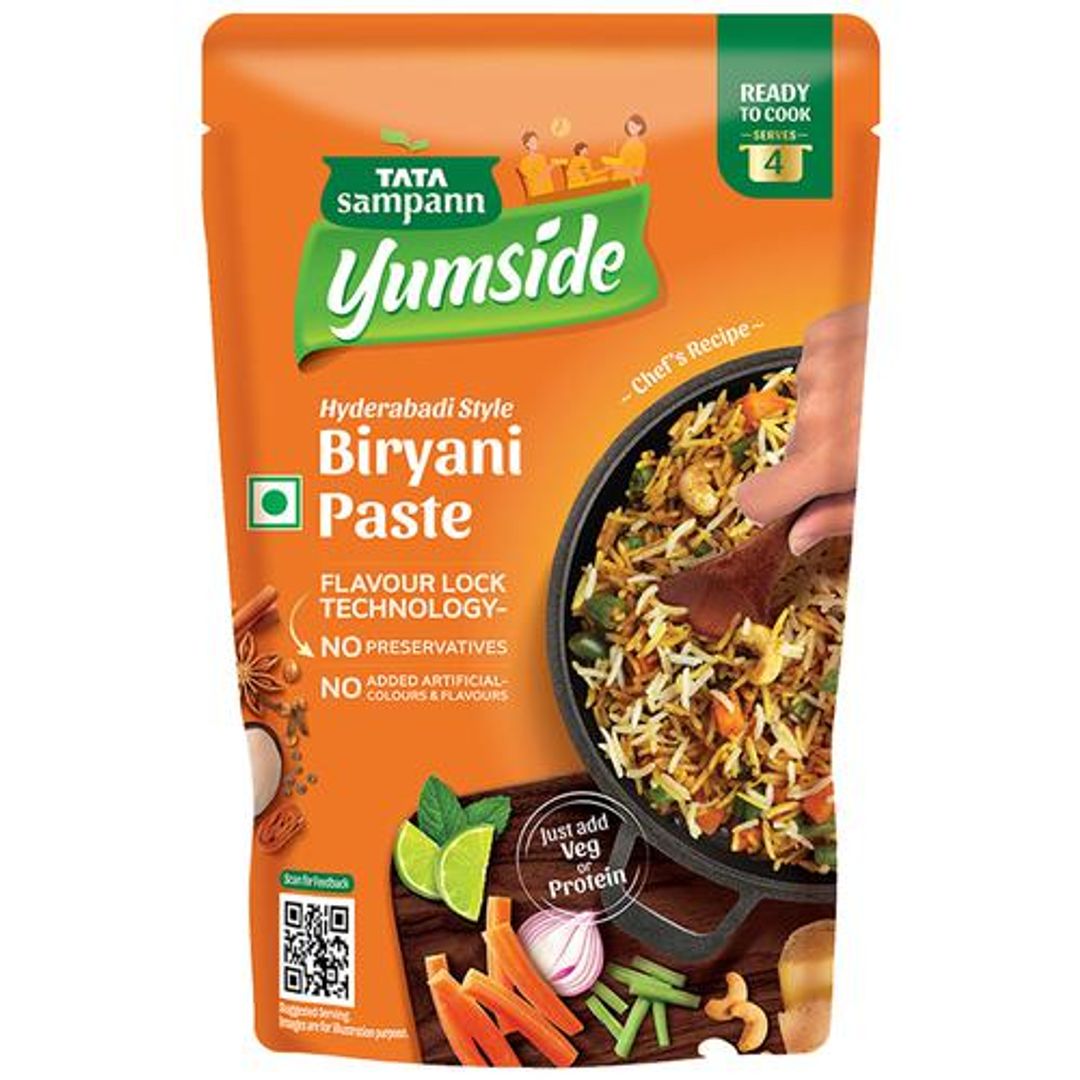 Hyderabadi Style Biryani Paste - Ready To Cook, Serves 4
