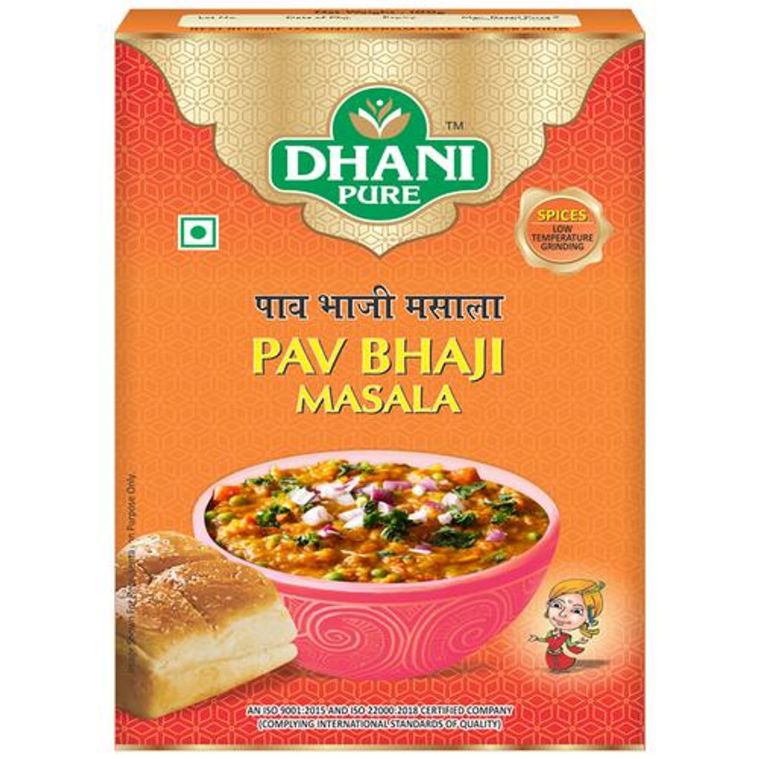 Pav Bhaji Masala - 100% Natural, No Artificial Colours & Preservatives