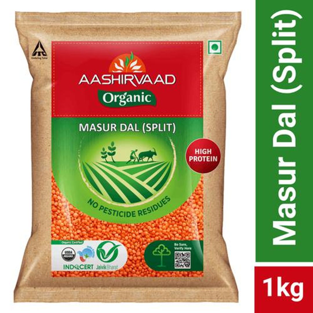 Masur Dal - Split, Organic, Rich In Protein