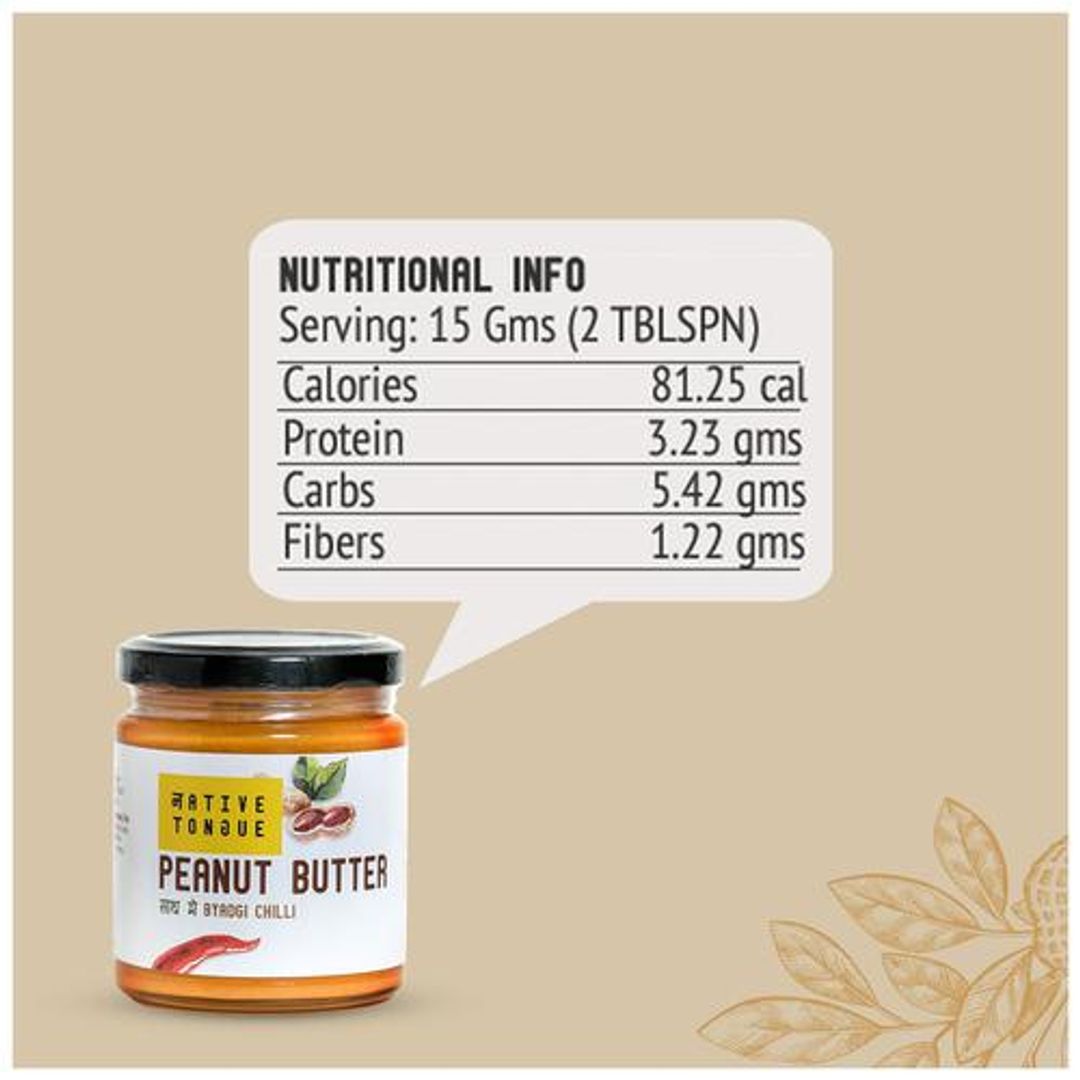 Peanut Butter With Byadgi Chilli - For Weight Loss, Sugar Level, Heart Health