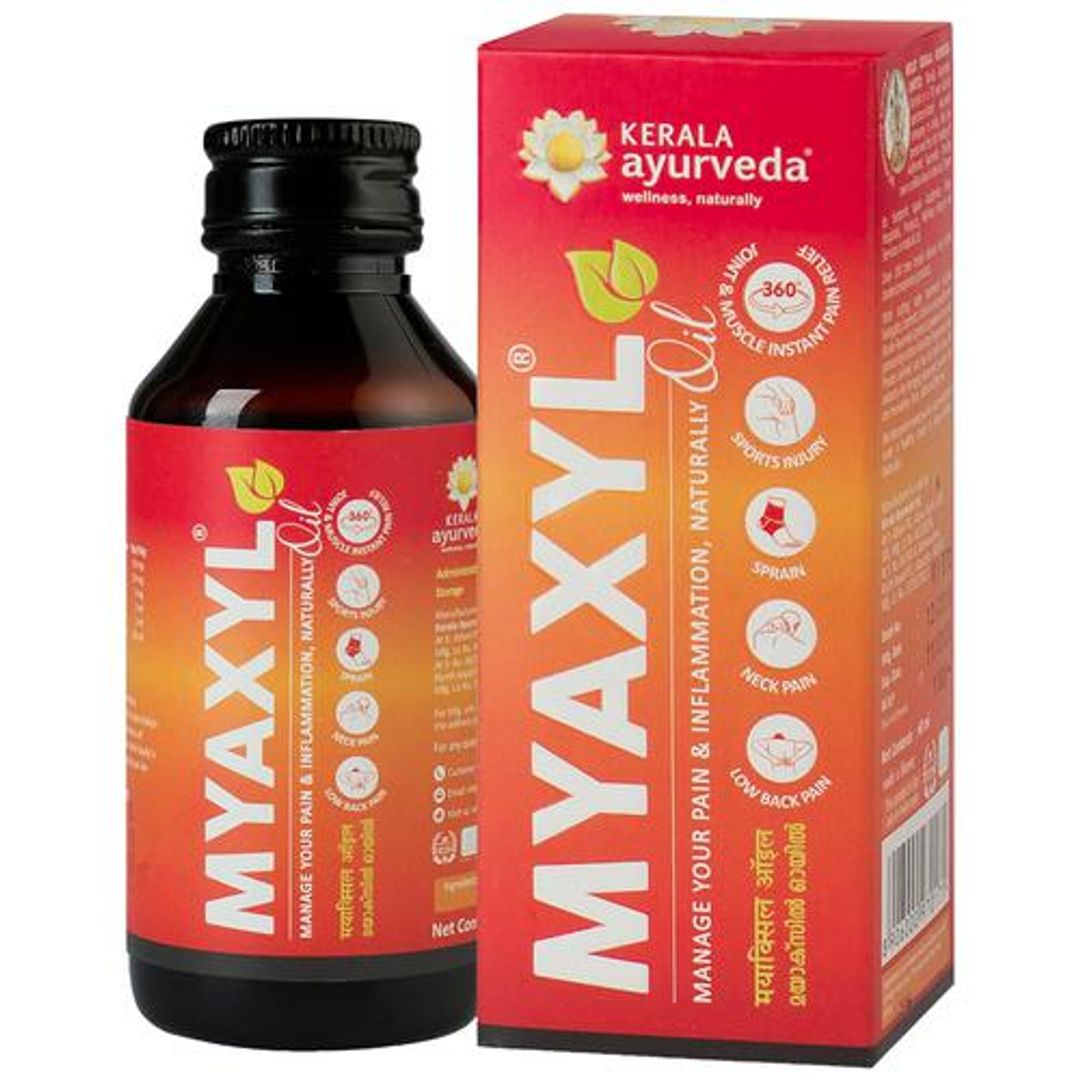 Myaxyl Oil - Non-Irritant, Quick Relief From Knee Pain, Sprains & Sports Injuries
