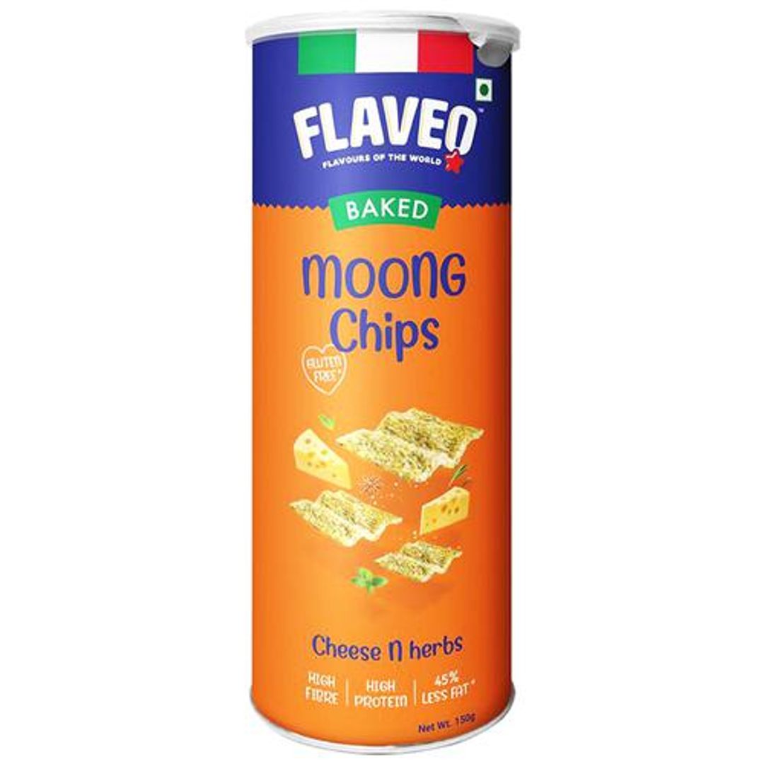 Moong Chips - Cheese N Herbs, Baked