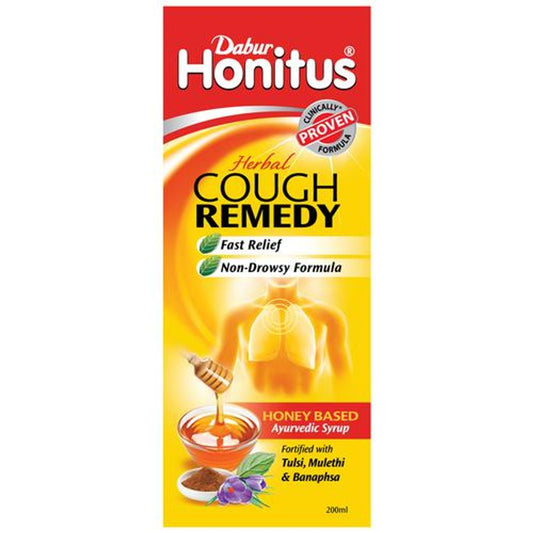 Cough Remedy - With Tulsi, Mulethi & Banaphsa, Honey Based Ayurvedic Syrup
