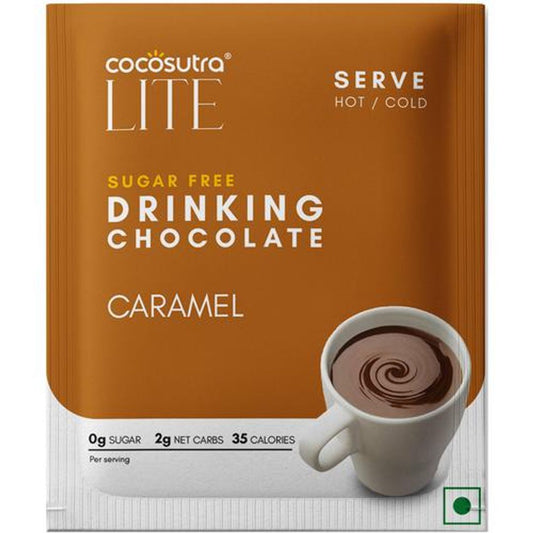 Sugar Free Drinking Chocolate Mix - Caramel, Single Serve