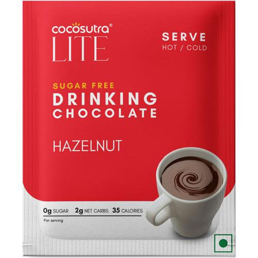 Sugar Free Drinking Chocolate Mix - Hazelnut, Single Serve