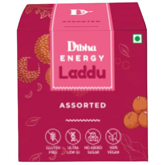 Energy Laddu - Assorted, Sugar-Free, Gluten-Free, 100% Natural