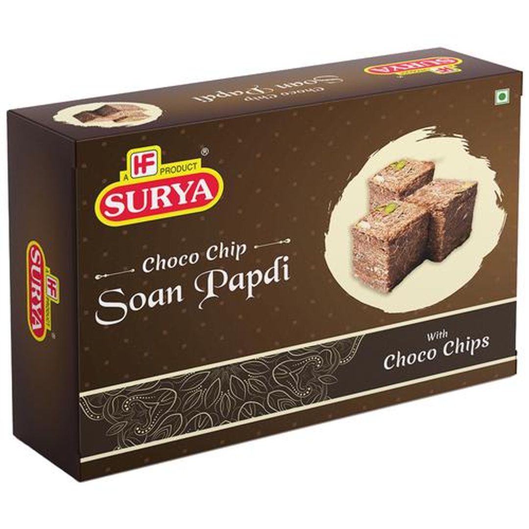 Soan Papdi - Choco Chips, Indian Sweet