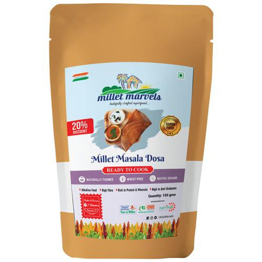 Millet Masala Dosa - Ready To Cook