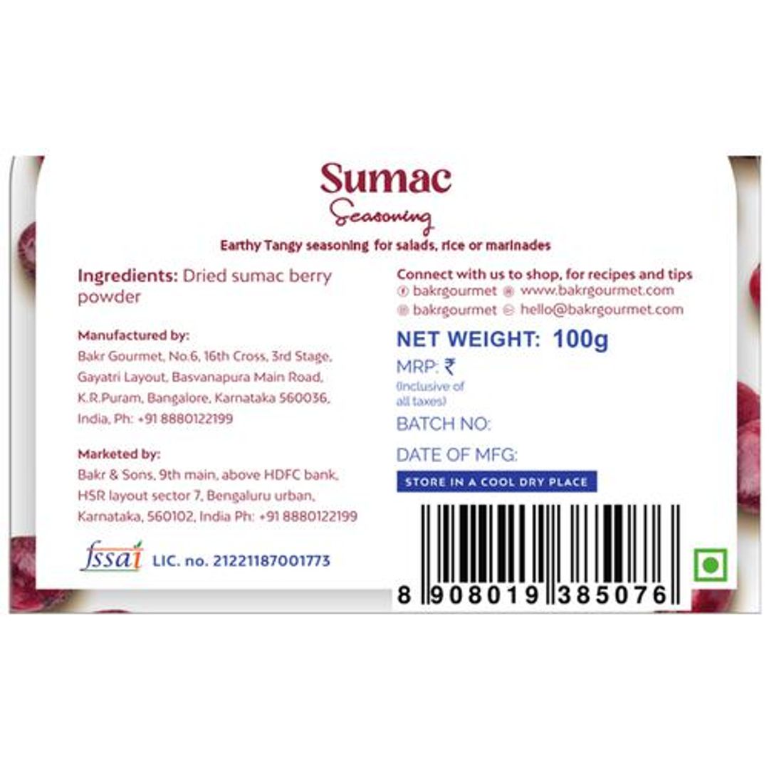 Sumac Seasoning For Salads, Rice, & Marinades